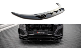 Cup Spoilerlippe Front Ansatz V.2 passend für Audi RSQ8 Mk1 schwarz Hochglanz