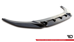 Cup Spoilerlippe Front Ansatz V.2 passend für Audi RSQ8 Mk1 schwarz Hochglanz