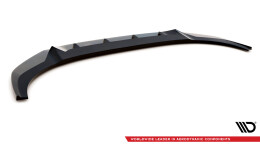 Cup Spoilerlippe Front Ansatz V.2 passend für Audi RSQ8 Mk1 schwarz Hochglanz