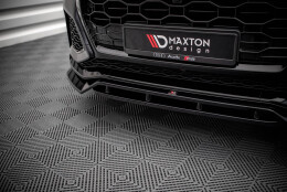 Cup Spoilerlippe Front Ansatz V.3 passend für Audi RSQ8 Mk1 schwarz Hochglanz