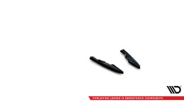 Heck Ansatz Flaps Diffusor passend für Audi RSQ8 Mk1 schwarz Hochglanz