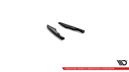 Heck Ansatz Flaps Diffusor passend für Audi RSQ8 Mk1 schwarz Hochglanz