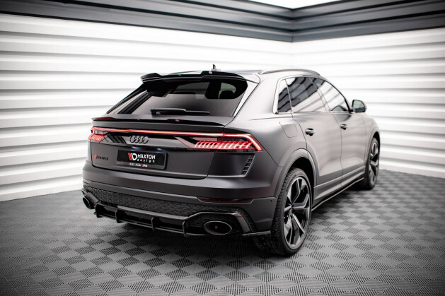 Street Pro Heckschürze Heck Ansatz Diffusor für Audi RSQ8 Mk1 schwarz