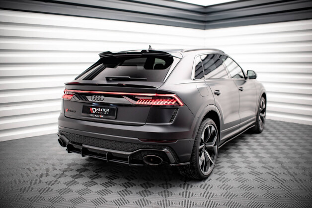 Street Pro Heckschürze Heck Ansatz Diffusor passend für Audi RSQ8 Mk1 SCHWARZ