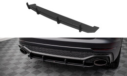 Street Pro Heckschürze Heck Ansatz Diffusor passend für Audi RSQ8 Mk1 SCHWARZ