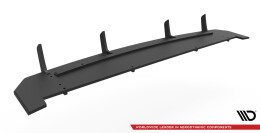 Street Pro Heckschürze Heck Ansatz Diffusor passend für Audi RSQ8 Mk1 SCHWARZ