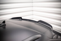 Oberer Heck Spoiler Aufsatz Abrisskante für Audi RSQ8 Mk1 schwarz Hochglanz