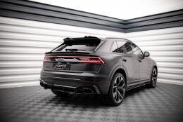 Oberer Heck Spoiler Aufsatz Abrisskante passend für Audi RSQ8 Mk1 schwarz Hochglanz