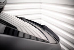 Niedriger Heck Spoiler Aufsatz Abrisskante V.2 für Audi RSQ8 Mk1 Facelift schwarz Hochglanz