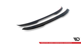Oberer Heck Spoiler Aufsatz Abrisskante passend für Ford Mustang Mach-E Mk1 schwarz Hochglanz