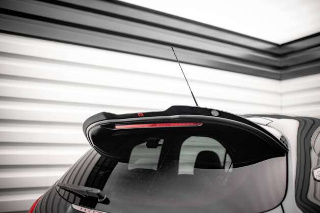 Heck Spoiler Aufsatz Abrisskante passend für Peugeot 208 GTi Mk1 schwarz Hochglanz