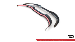 Heck Spoiler Aufsatz Abrisskante passend für Peugeot 208 GTi Mk1 schwarz Hochglanz