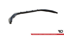 Cup Spoilerlippe Front Ansatz V.1 passend für Peugeot 208 GTi Mk1 schwarz Hochglanz