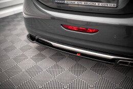 Heck Ansatz Flaps Diffusor für Peugeot 208 GTi Mk1 schwarz Hochglanz