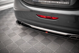 Heck Ansatz Flaps Diffusor passend für Peugeot 208 GTi Mk1 schwarz Hochglanz
