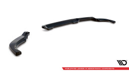 Heck Ansatz Flaps Diffusor passend für Peugeot 208 GTi Mk1 schwarz Hochglanz