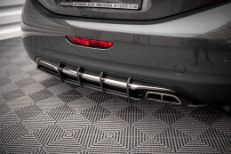 Street Pro Heckschürze Heck Ansatz Diffusor für Peugeot 208 GTi Mk1 SCHWARZ