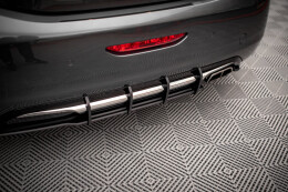 Street Pro Heckschürze Heck Ansatz Diffusor für Peugeot 208 GTi Mk1 SCHWARZ-ROT