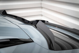 Heck Spoiler Aufsatz Abrisskante V.2 für BMW X4 M-Paket G02 Facelift schwarz Hochglanz