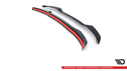 Oberer Heck Spoiler Aufsatz Abrisskante passend für BMW X4 M F98 Facelift schwarz Hochglanz