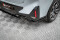 Heck Ansatz Flaps Diffusor passend für BMW X4 M-Paket G02 Facelift schwarz Hochglanz