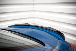 Heck Spoiler Aufsatz Abrisskante passend für Infiniti G37 Coupe schwarz Hochglanz