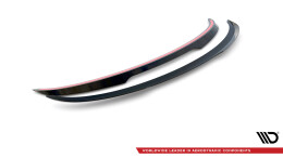 Heck Spoiler Aufsatz Abrisskante passend für Infiniti G37 Coupe schwarz Hochglanz