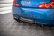 Street Pro Heckschürze Heck Ansatz Diffusor passend für Infiniti G37 Coupe rot
