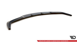 Cup Spoilerlippe Front Ansatz passend für Infiniti G37 Coupe schwarz Hochglanz