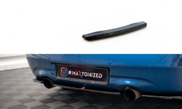 Mittlerer Cup Diffusor Heck Ansatz passend für Infiniti G37 Coupe schwarz Hochglanz