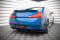 Mittlerer Cup Diffusor Heck Ansatz passend für Infiniti G37 Coupe schwarz Hochglanz