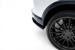 Heck Ansatz Flaps Diffusor V.2 passend für Cupra Formentor Mk1 Facelift schwarz Hochglanz