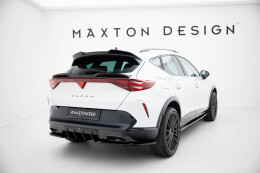 Heck Ansatz Flaps Diffusor V.2 passend für Cupra Formentor Mk1 Facelift schwarz Hochglanz