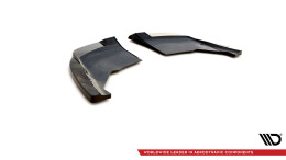 Heck Ansatz Flaps Diffusor V.2 passend für Cupra Formentor Mk1 Facelift schwarz Hochglanz