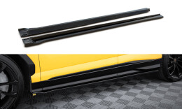 Seitenschweller Ansatz Cup Leisten passend für Lamborghini Urus Mk1 schwarz Hochglanz