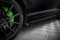 Seitenschweller Ansatz Cup Leisten für Lamborghini Urus Mk1 schwarz Hochglanz