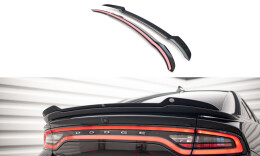 Heck Spoiler Aufsatz Abrisskante passend für Dodge Charger SRT Mk7 Facelift schwarz Hochglanz