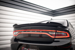 Heck Spoiler Aufsatz Abrisskante passend für Dodge Charger SRT Mk7 Facelift schwarz Hochglanz