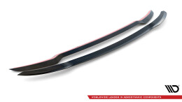 Heck Spoiler Aufsatz Abrisskante passend für Dodge Charger SRT Mk7 Facelift schwarz Hochglanz
