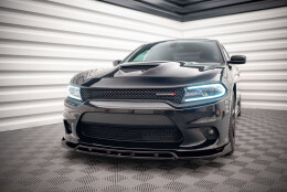 Cup Spoilerlippe Front Ansatz V.1 passend für Dodge Charger SRT Mk7 Facelift schwarz Hochglanz