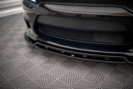 Cup Spoilerlippe Front Ansatz V.1 passend für Dodge Charger SRT Mk7 Facelift schwarz Hochglanz