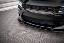 Cup Spoilerlippe Front Ansatz V.2 passend für Dodge Charger SRT Mk7 Facelift schwarz Hochglanz