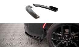 Heck Ansatz Flaps Diffusor für Dodge Charger SRT Mk7 FL schwarz Hochglanz