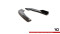 Heck Ansatz Flaps Diffusor passend für Dodge Charger SRT Mk7 Facelift schwarz Hochglanz