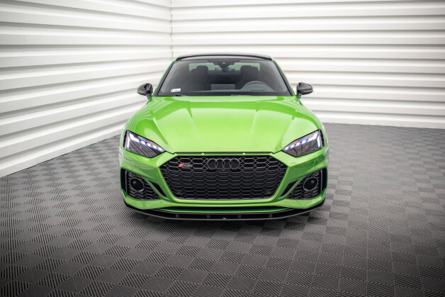Street Pro Cup Spoilerlippe Front Ansatz passend für Audi RS5 F5 Facelift rot