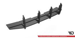 Street Pro Heckschürze Heck Ansatz Diffusor passend für Audi RS5 F5 FL schwarz-rot