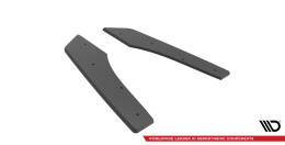 Street Pro Heck Ansatz Flaps Diffusor passend für Audi RS5 F5 Facelift SCHWARZ
