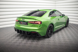 Street Pro Heck Ansatz Flaps Diffusor passend für Audi RS5 F5 Facelift rot