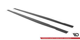 Street Pro Seitenschweller Ansatz Cup Leisten für Audi RS5 Coupe F5 Facelift ROT