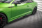 Street Pro Seitenschweller Ansatz Cup Leisten passend für Audi RS5 Coupe F5 Facelift rot
